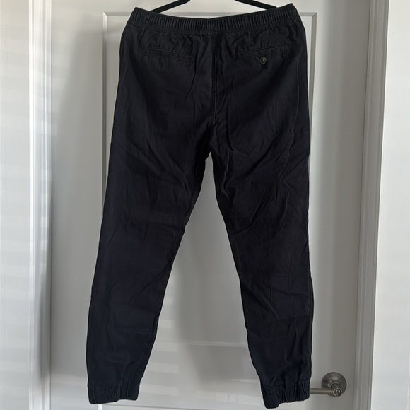 Aeropostale Joggers Pants Athletic Elastic Ankle Black Men's. Size S - Picture 5 of 9